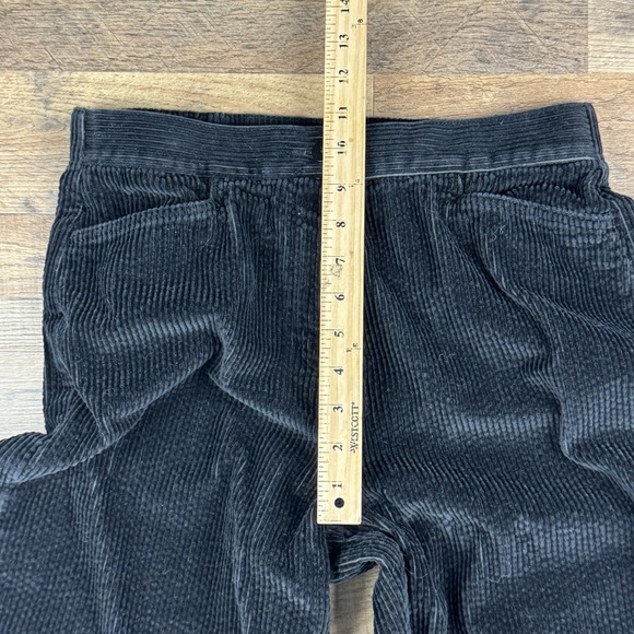 Nordstrom Women's Black Corduroy Wide Leg Pants Size 8‎ Cropped - Picture 6 of 8